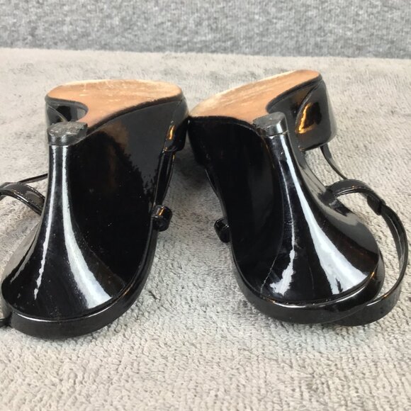 Ann Taylor Kitten Heel Look Pointed Toe Wedge Pointed Toe Sz 6N Patent Leather - Picture 11 of 11